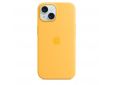 Siliconenhoesje met MagSafe voor iPhone 15 - Zonnig geel