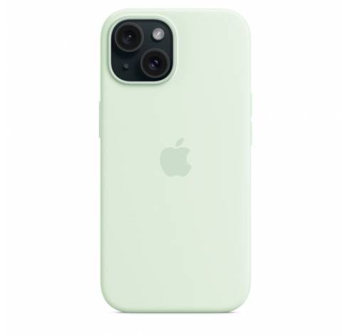 iPhone 15 Silicone Case with MagSafe - Soft Mint  Apple
