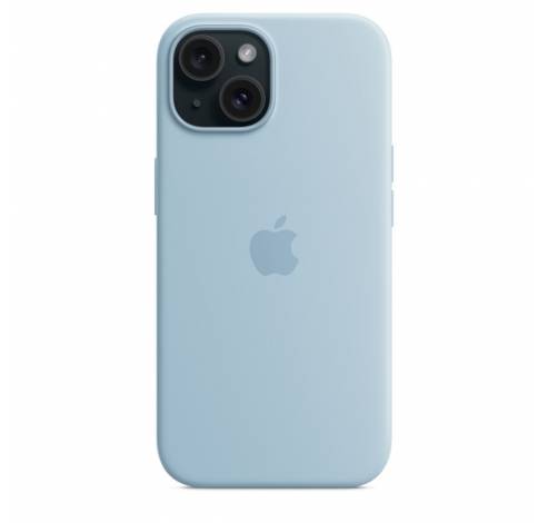 iPhone 15 Silicone Case with MagSafe - Light Blue  Apple