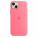 Siliconenhoesje met MagSafe voor iPhone 15 Plus - Roze 