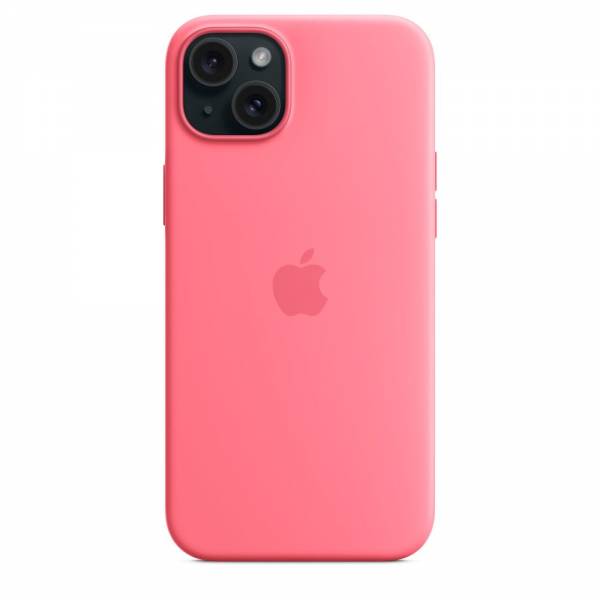 Siliconenhoesje met MagSafe voor iPhone 15 Plus - Roze 