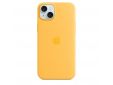 Siliconenhoesje met MagSafe voor iPhone 15 Plus - Zonnig geel