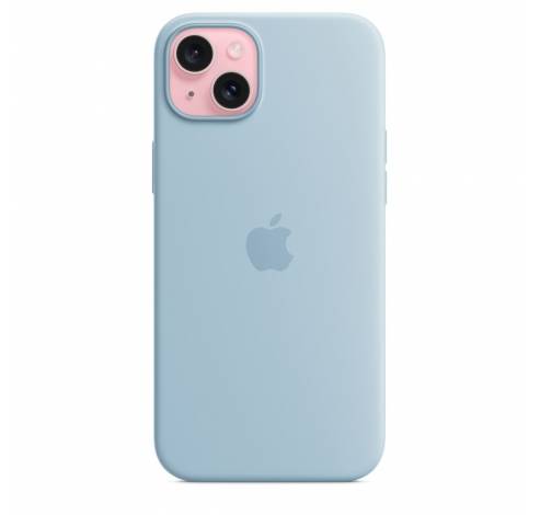 iPhone 15 Plus Silicone Case with MagSafe - Light Blue  Apple