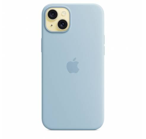 iPhone 15 Plus Silicone Case with MagSafe - Light Blue  Apple