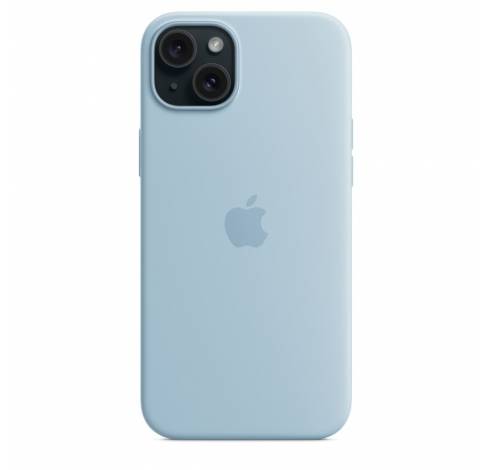 iPhone 15 Plus Silicone Case with MagSafe - Light Blue  Apple