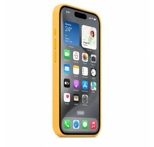 iPhone 15 Pro Silicone Case with MagSafe - Sunshine  Apple