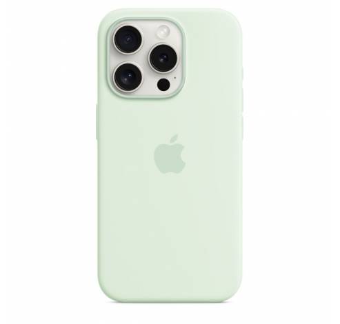 iPhone 15 Pro Silicone Case with MagSafe - Soft Mint  Apple