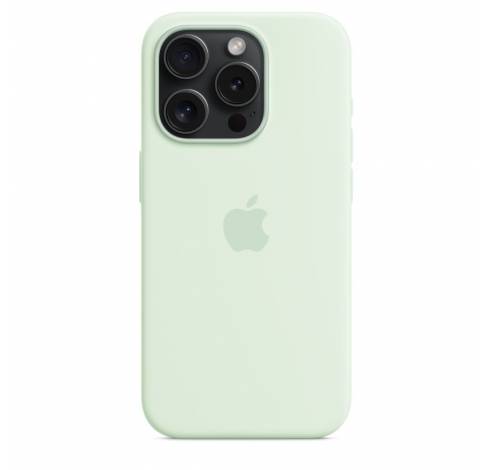 iPhone 15 Pro Silicone Case with MagSafe - Soft Mint  Apple