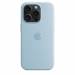 Siliconenhoesje met MagSafe voor iPhone 15 Pro - Lichtblauw 