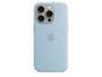 Siliconenhoesje met MagSafe voor iPhone 15 Pro - Lichtblauw
