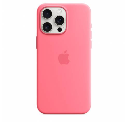 Siliconenhoesje met MagSafe voor iPhone 15 Pro Max - Roze  Apple