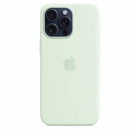 iPhone 15 Pro Max Silicone Case with MagSafe - Soft Mint  Apple