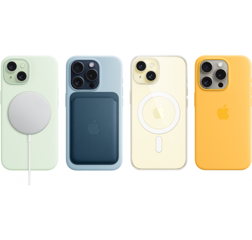 Siliconenhoesje met MagSafe voor iPhone 15 Pro Max - Lichtblauw  Apple