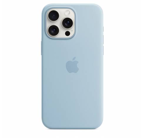 iPhone 15 Pro Max Silicone Case with MagSafe - Light Blue  Apple