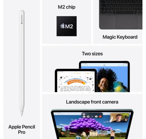 iPad Air M2 11inch Wi-Fi 256GB Space Grey  Apple