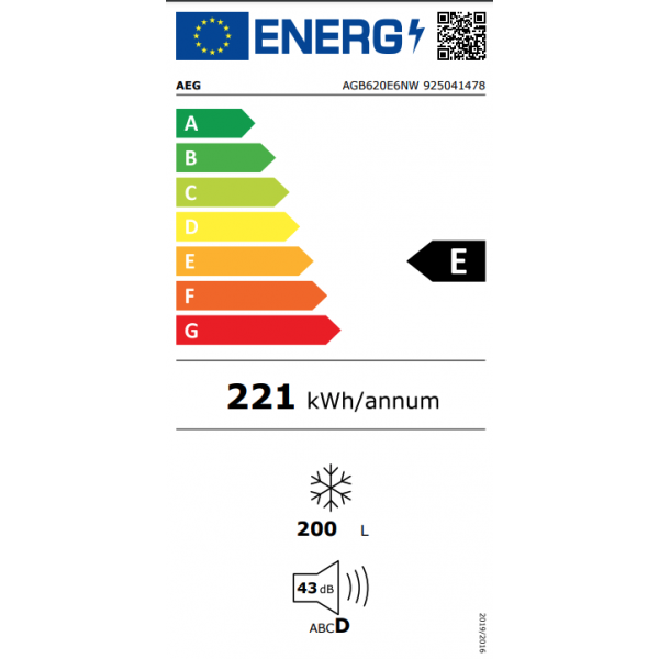 AEG AGB620E6NW