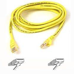 Cable patch CAT5 RJ45 snagless 1m yellow Geel Belkin