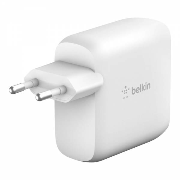 Belkin Oplader 2-poorts USB-C PD GaN-wandlader (63 W) Wit