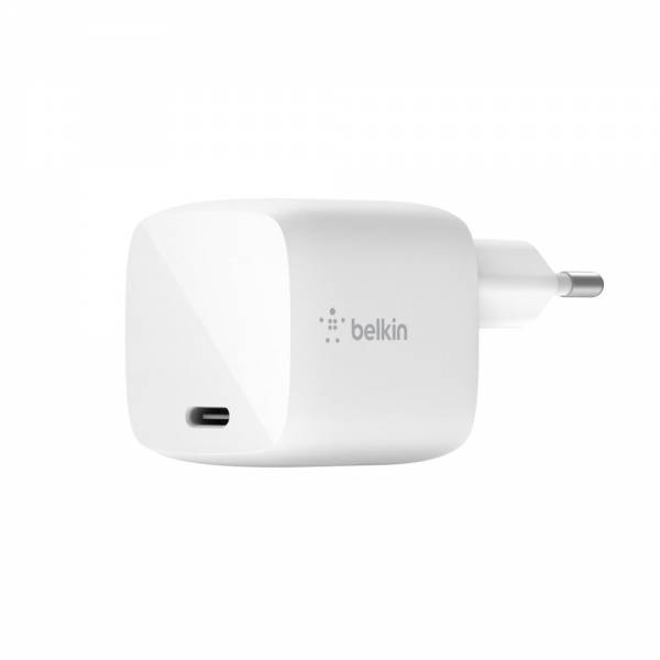 Belkin Oplader 30 W USB-C GaN-wandlader Wit