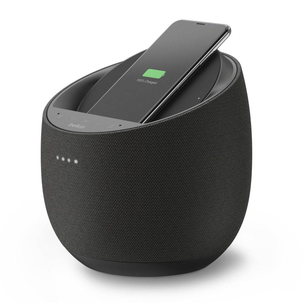 Belkin Streaming audio SOUNDFORM™ ELITE Slimme hifi-luidspreker + draadloze lader Met Alexa + AirPlay 2 G1S0002vf-BLK