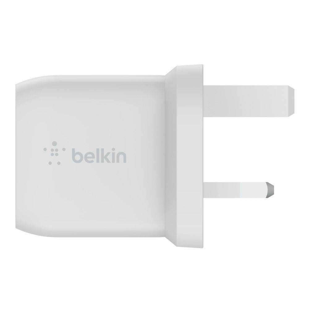 Belkin Adapter USB BOOSTCHARGE PRO 2-poorts USB-C® GaN-wandlader met PPS (45 W) WCH011vfWH