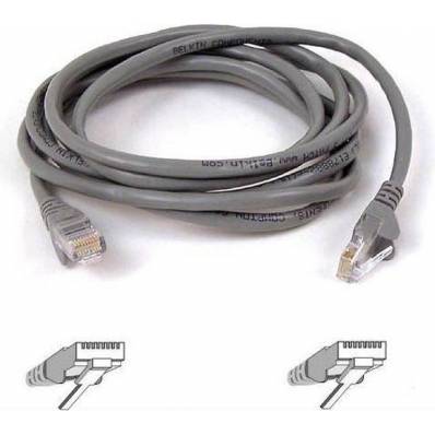 Kabel Data Patch Cable/CAT5 RJ45 snagl grey 0.5m    