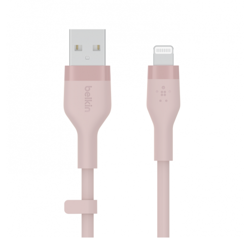 BoostCharge Flex USB-A-kabel met Lightning-connector 1m roze  Belkin
