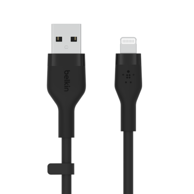 BoostCharge Flex USB-A-kabel met Lightning-connector 3m Zwart 