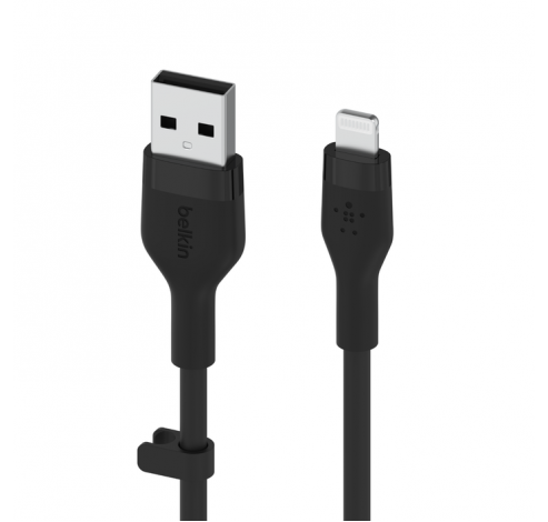 BoostCharge Flex USB-A-kabel met Lightning-connector 3m Zwart  Belkin
