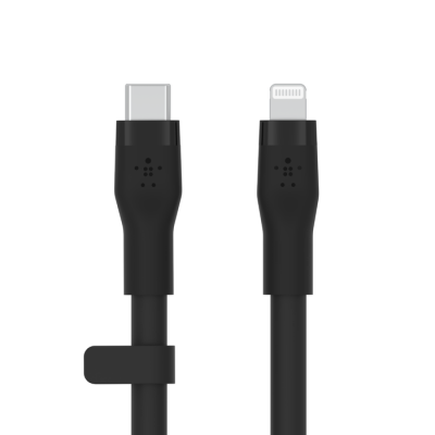 BoostCharge Flex USB-C-kabel met Lightning-connector 1m zwart    