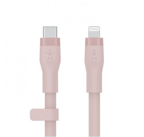 BoostCharge Flex USB-C-kabel met Lightning-connector 3m roze         Belkin