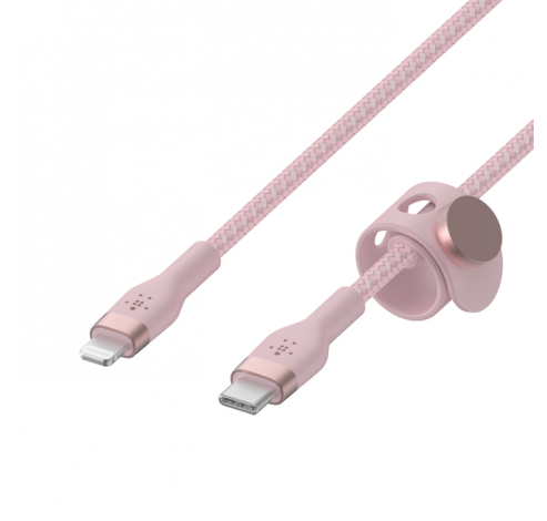 BoostCharge Pro Flex USB-C®-kabel met Lightning-connector 3m Roze  Belkin