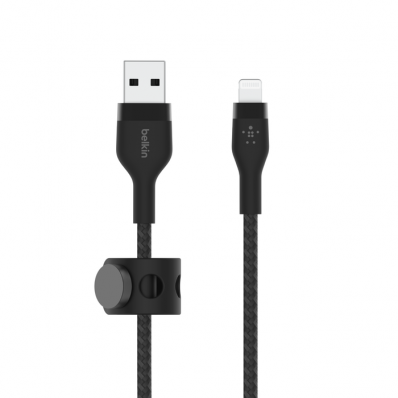 Câble BoostCharge Pro Flex USB-A avec connecteur Lightning 3m noir 