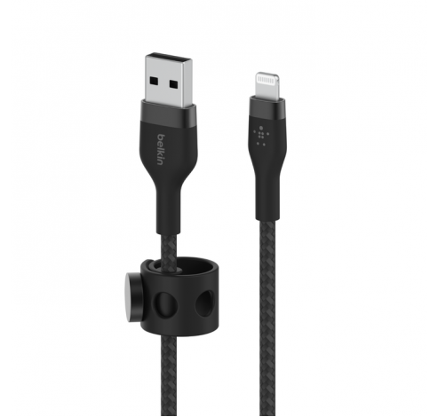Câble BoostCharge Pro Flex USB-A avec connecteur Lightning 3m noir  Belkin