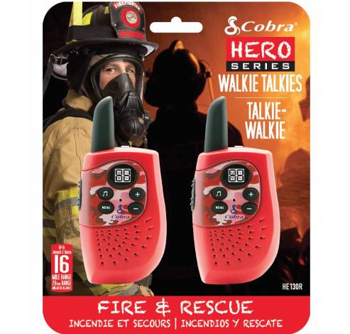 HM230R walkie talkie Hero Fire & rescue 2-pack rood  Cobra