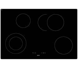 1112 Vitrokeramische kookplaat 78 cm 4 zones Novy