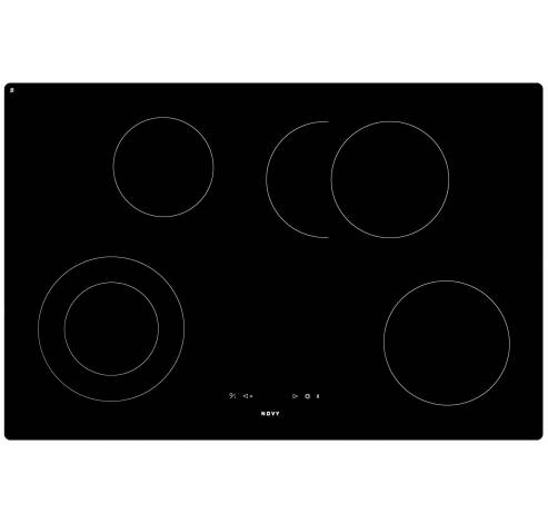1112 Vitrokeramische kookplaat 78 cm 4 zones  Novy