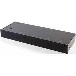 7922400 Plint recirculatiebox zwart met monoblockfilter H98mm 