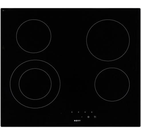 1109 Vitrokeramische kookplaat BASIC 59 cm 4 zones  Novy