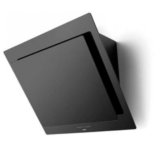 7856 Vision wall 75cm black glass / black recirculation  Novy