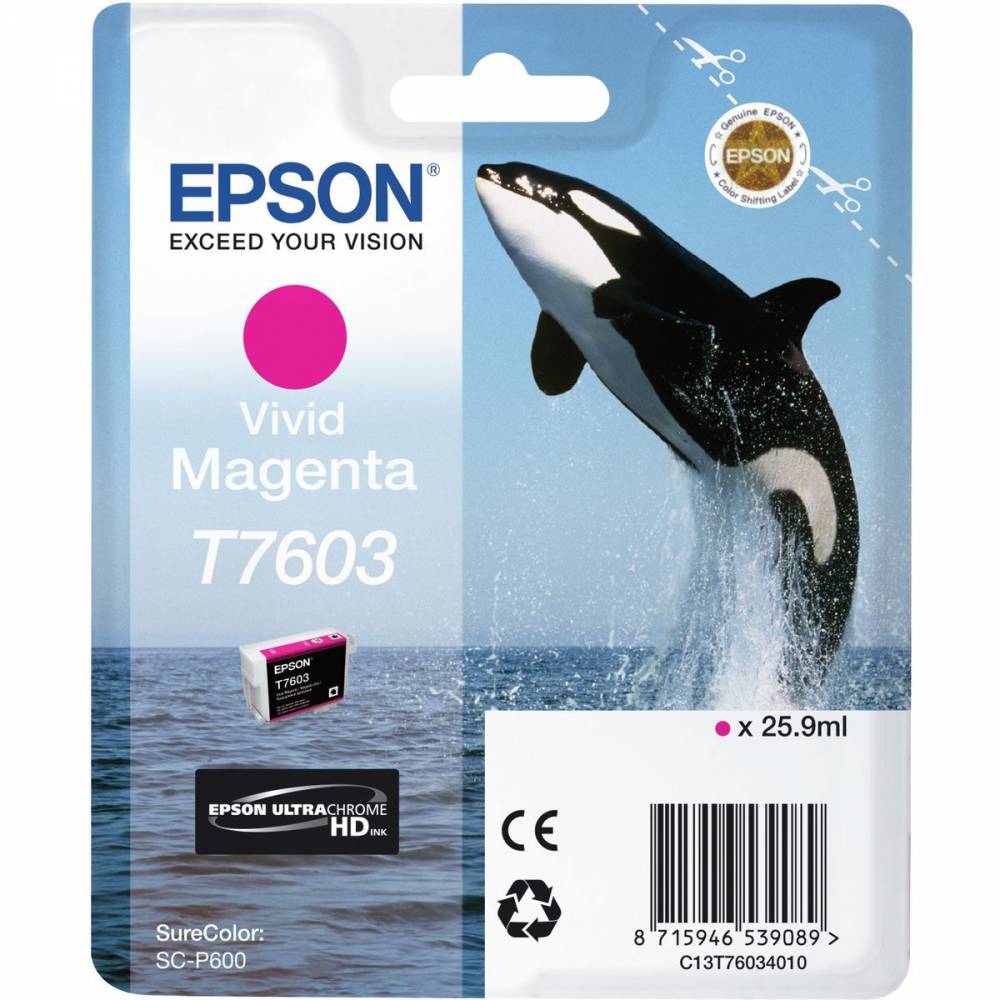 Epson Inktpatronen T7603 vivid magenta