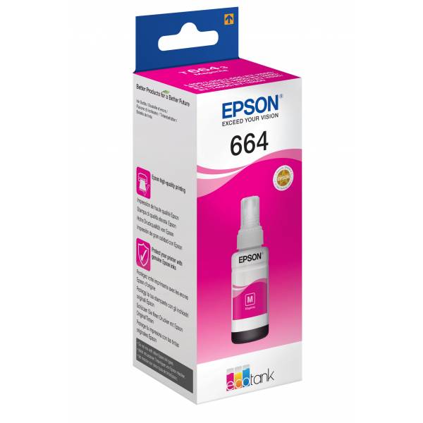 664 EcoTank Magenta ink bottle (70ml) 