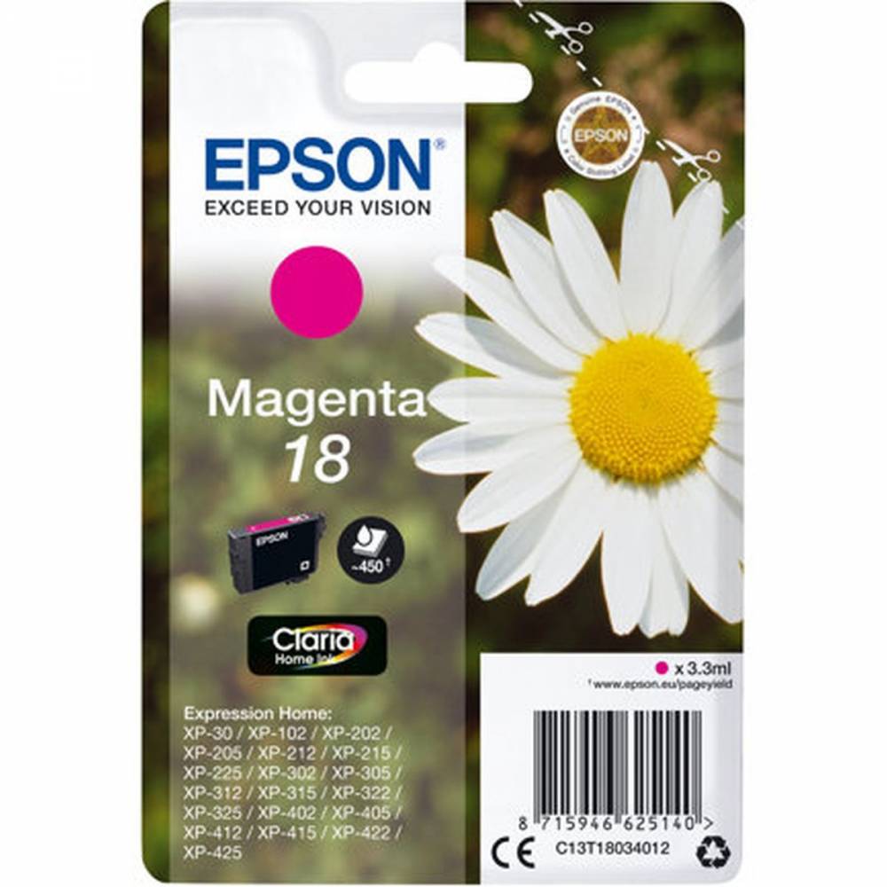Epson Inktpatronen 18 Magenta T18034022 Daisy FR-AM