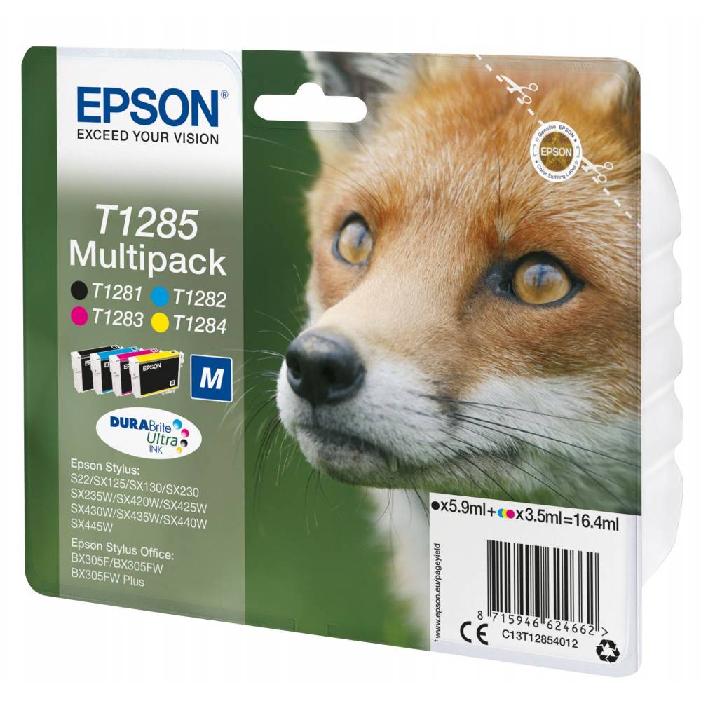Epson Inktpatronen Multipack 4-kleur T1285 DURABrite Ultra Ink