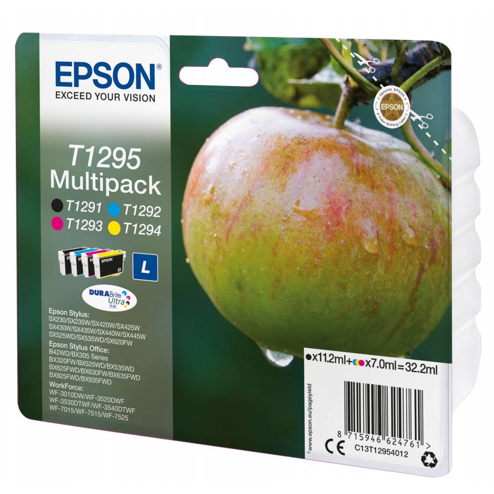 Epson Inktpatronen Multipack 4-kleur T1295 DURABrite Ultra Ink