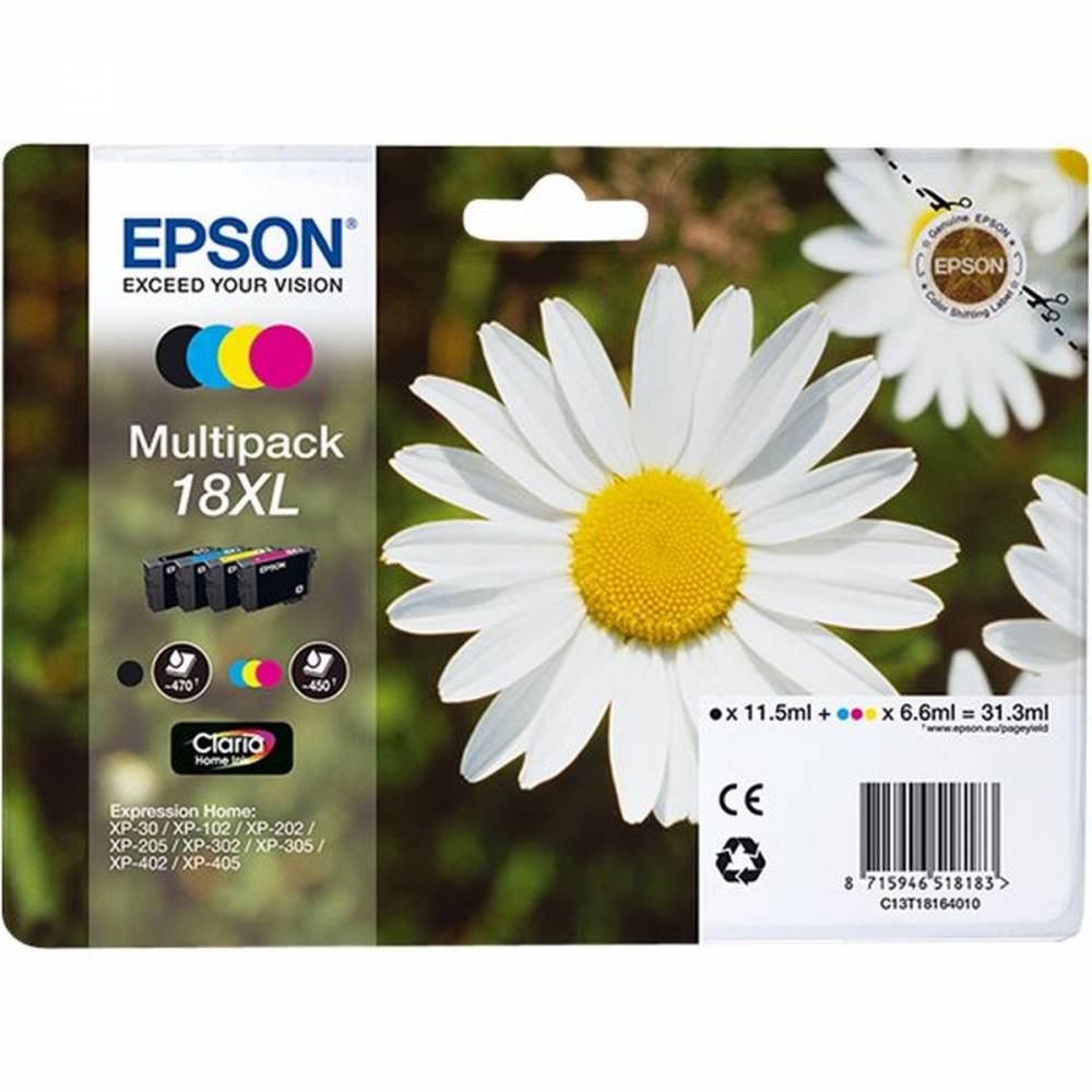 Epson Inktpatronen Multipack 4-colours 18XL Claria Home Ink