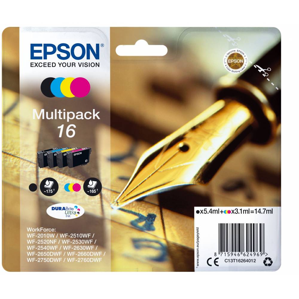 Epson Inktpatronen Multipack 4-colours 16 Claria Home Ink