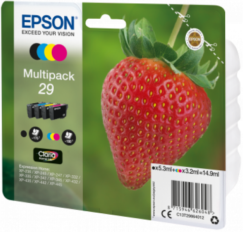 Multipack 4-colours 29 Claria Home Ink  Epson