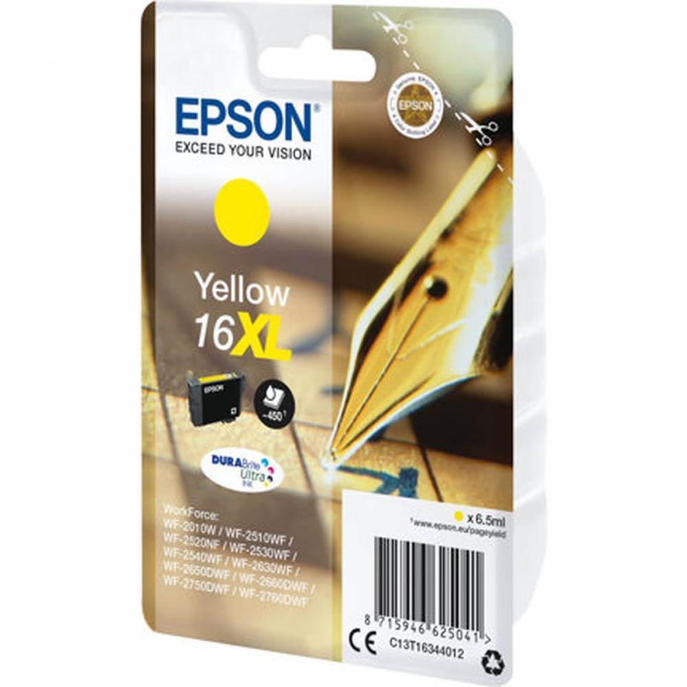 Epson Inktpatronen Singlepack Yellow 16XL DURABrite Ultra Ink