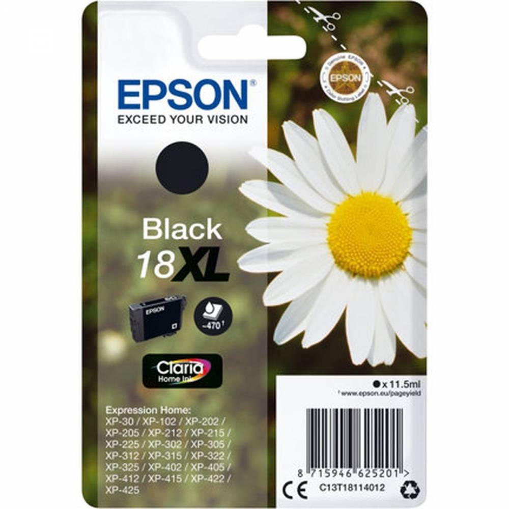 Epson Inktpatronen 18XL Zwart